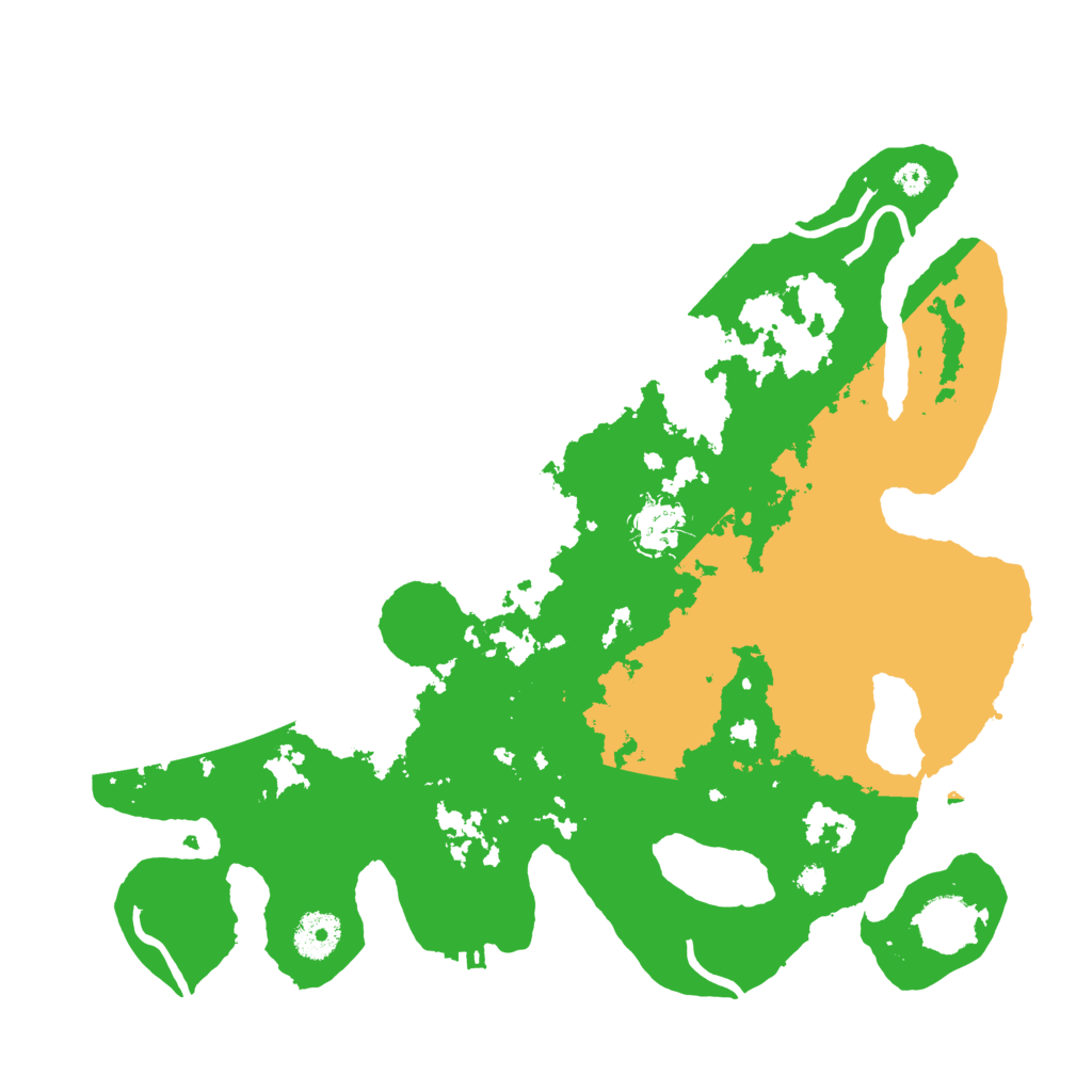 Biome Rust Map: Procedural Map, Size: 3500, Seed: 9526080