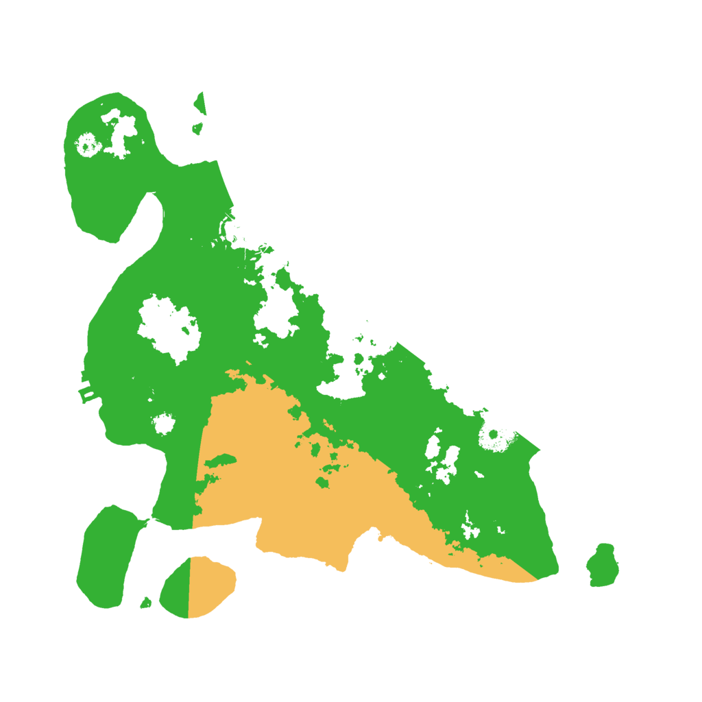 Biome Rust Map: Procedural Map, Size: 3000, Seed: 80495774