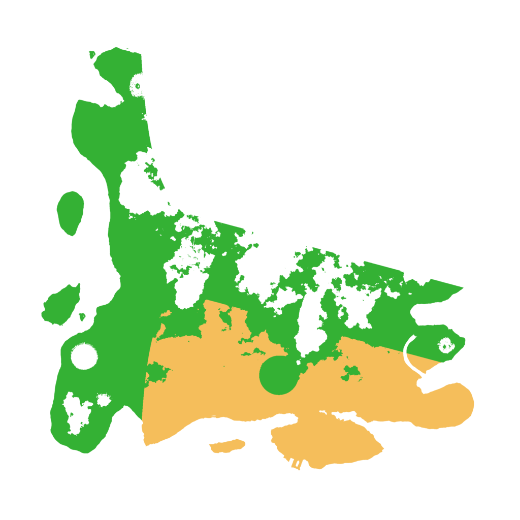 Biome Rust Map: Procedural Map, Size: 3500, Seed: 1276625977
