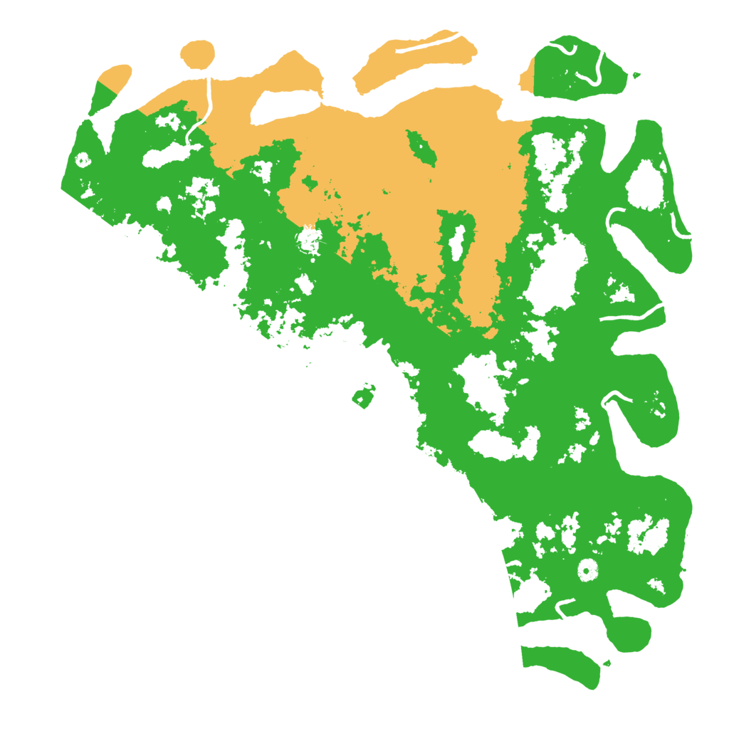 Biome Rust Map: Procedural Map, Size: 5000, Seed: 19190721