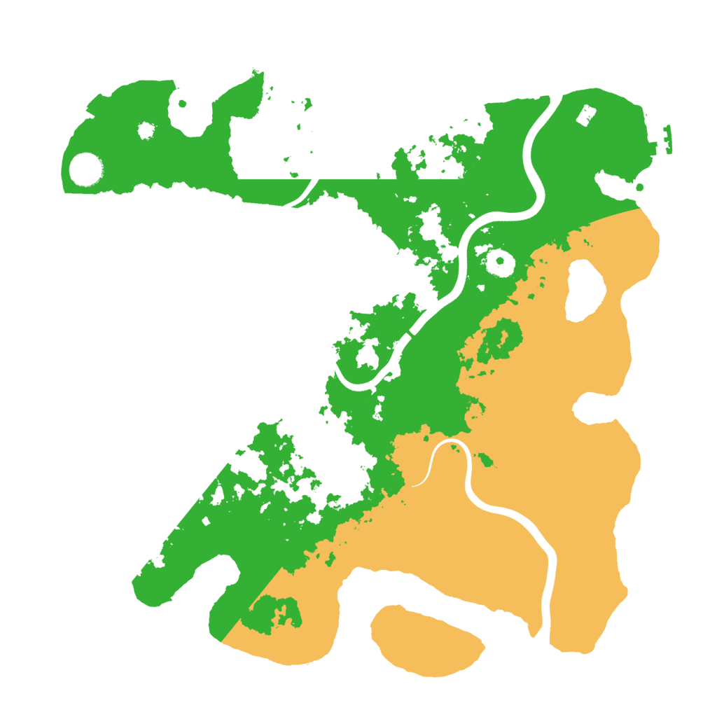 Biome Rust Map: Procedural Map, Size: 3750, Seed: 7488624