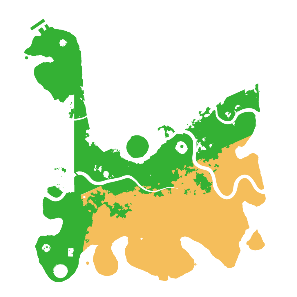 Biome Rust Map: Procedural Map, Size: 3725, Seed: 317422668