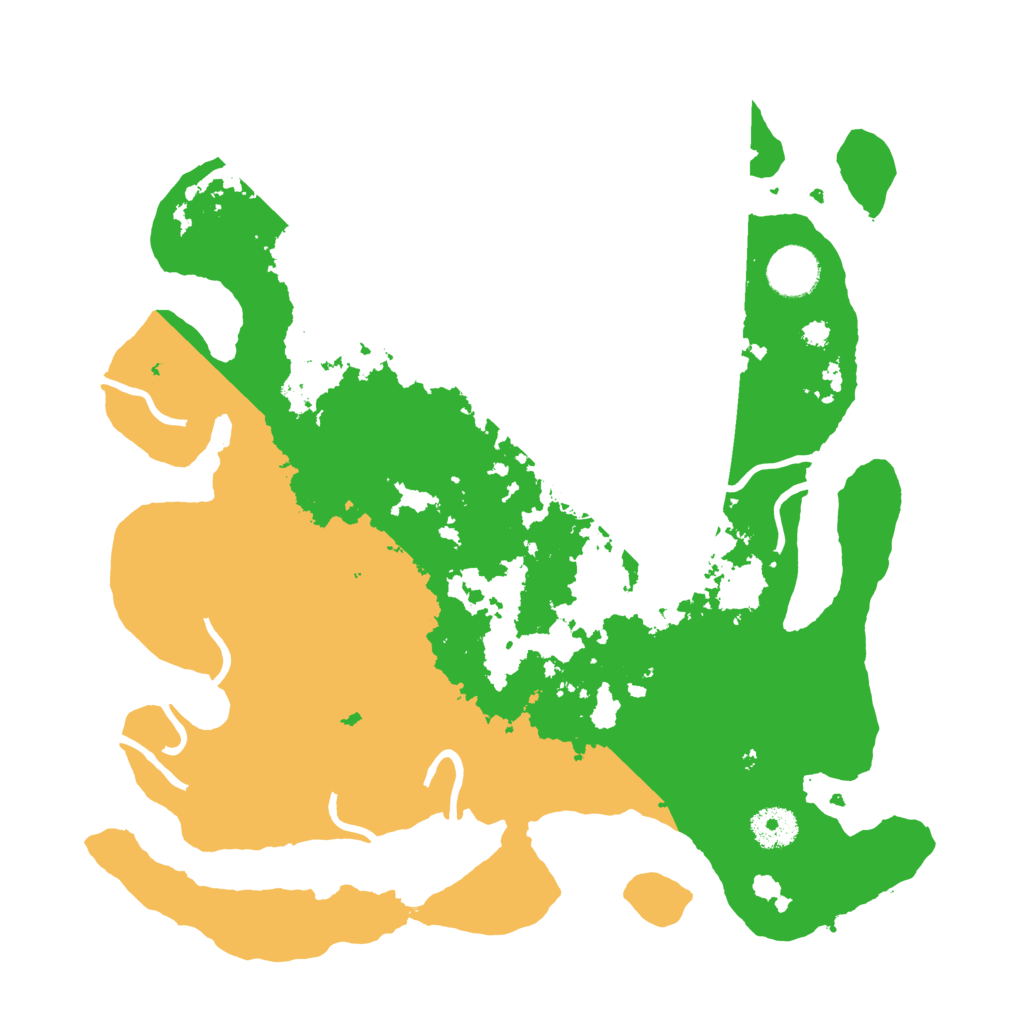 Biome Rust Map: Procedural Map, Size: 3500, Seed: 2057938827