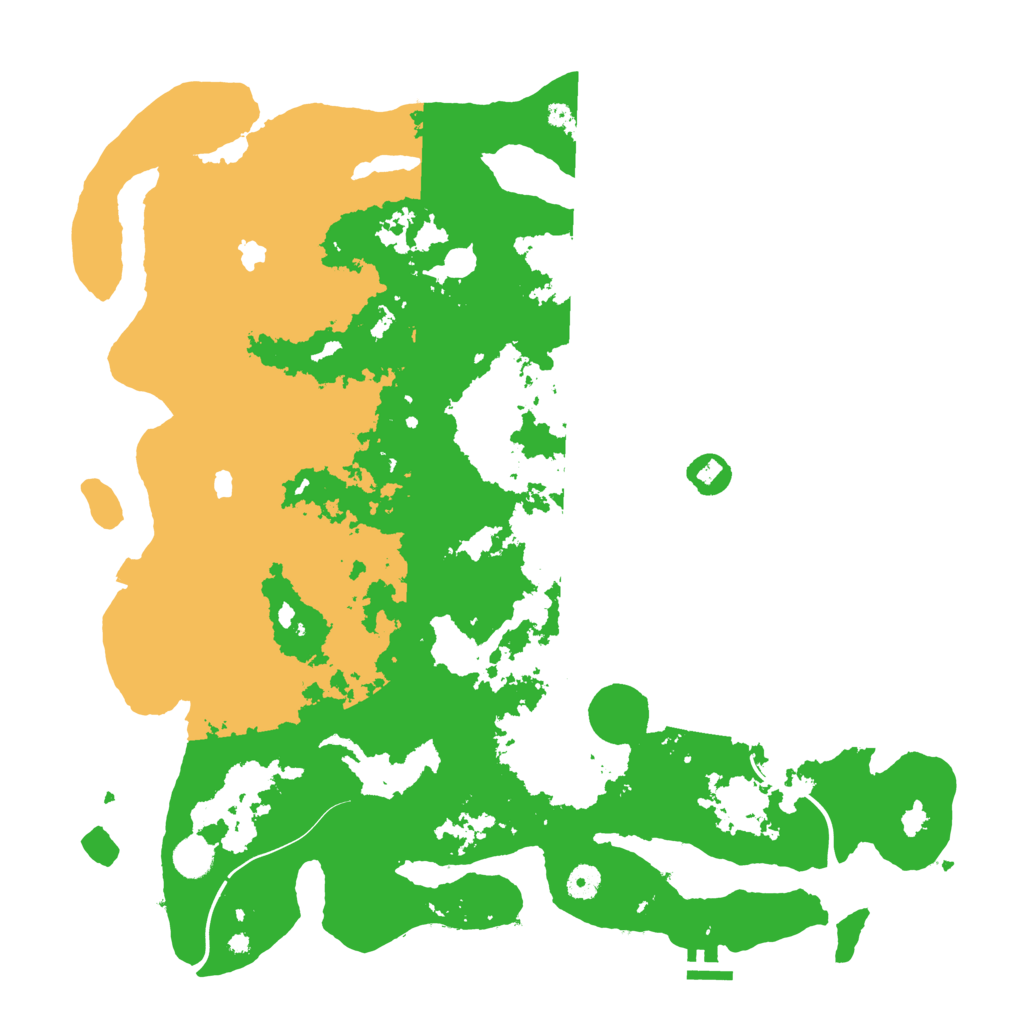 Biome Rust Map: Procedural Map, Size: 4500, Seed: 432312