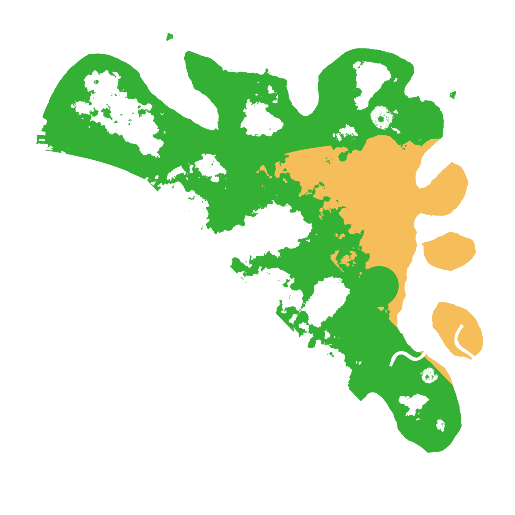 Biome Rust Map: Procedural Map, Size: 3500, Seed: 177693494