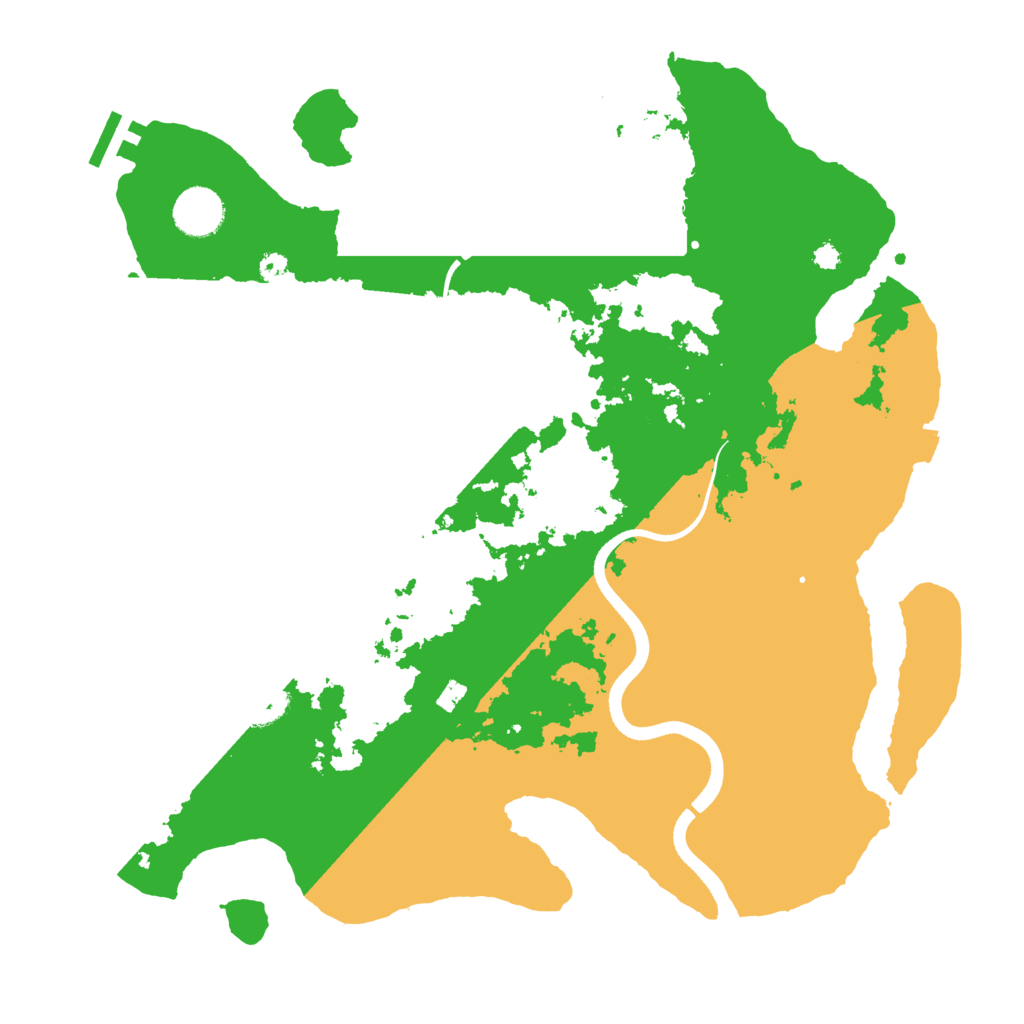 Biome Rust Map: Procedural Map, Size: 3600, Seed: 71454994