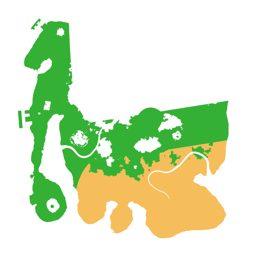 Biome Rust Map: Procedural Map, Size: 3000, Seed: 615373