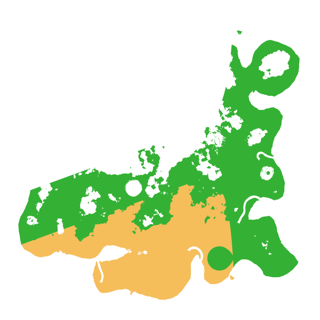 Biome Rust Map: Procedural Map, Size: 3500, Seed: 4658466
