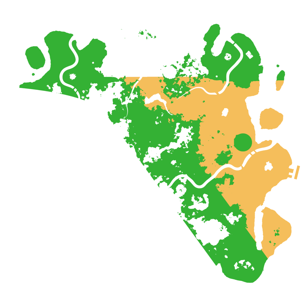 Biome Rust Map: Procedural Map, Size: 4500, Seed: 356696534