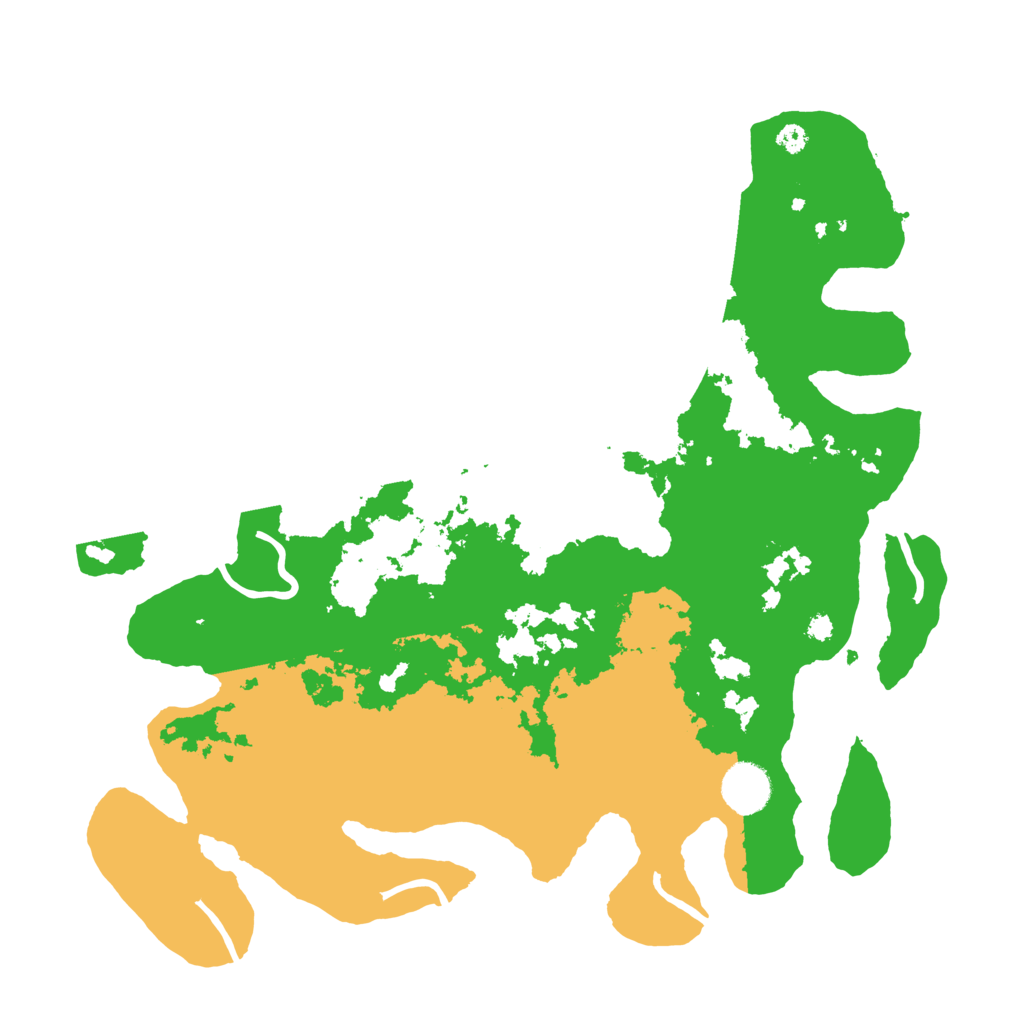 Biome Rust Map: Procedural Map, Size: 3650, Seed: 68561250