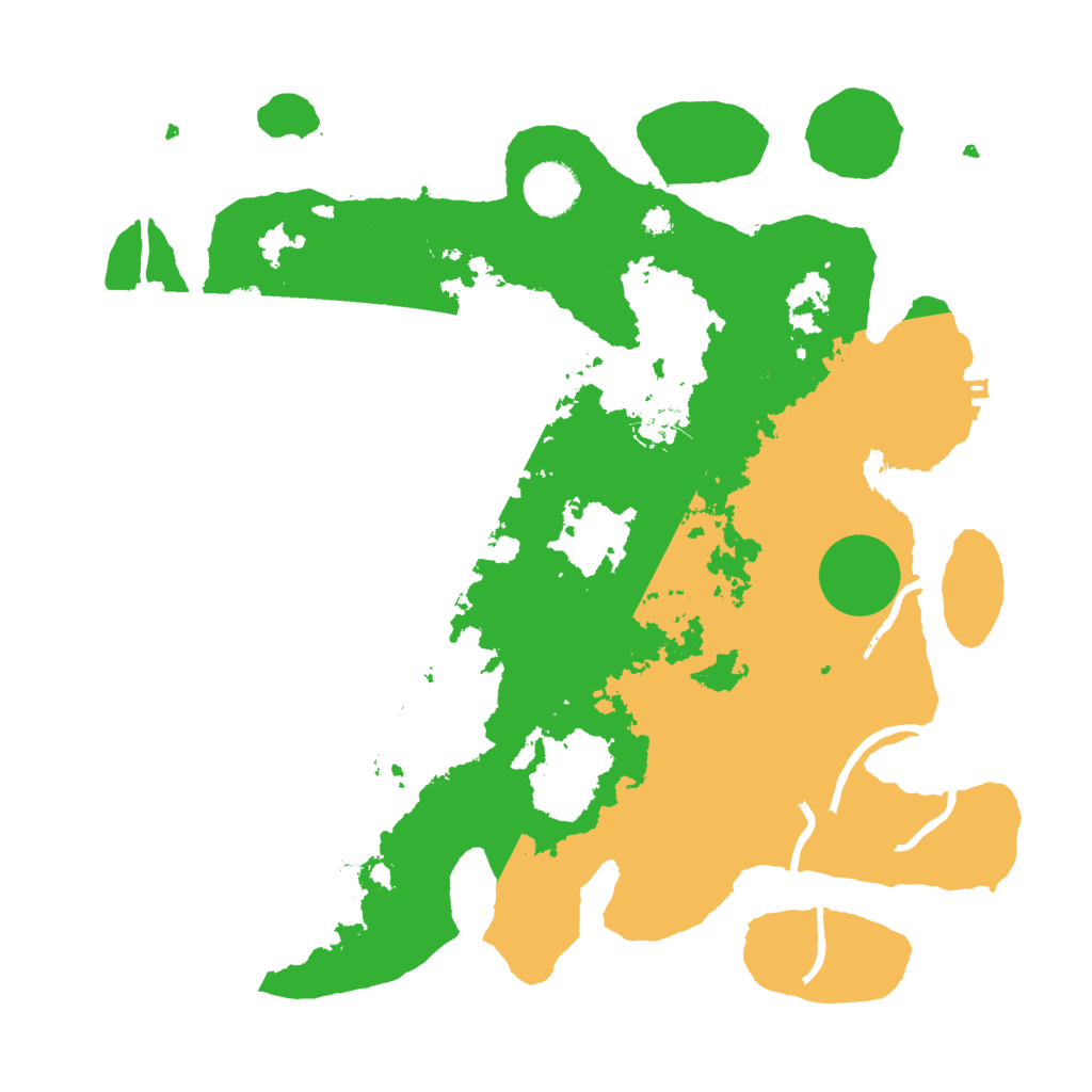 Biome Rust Map: Procedural Map, Size: 3550, Seed: 57554426