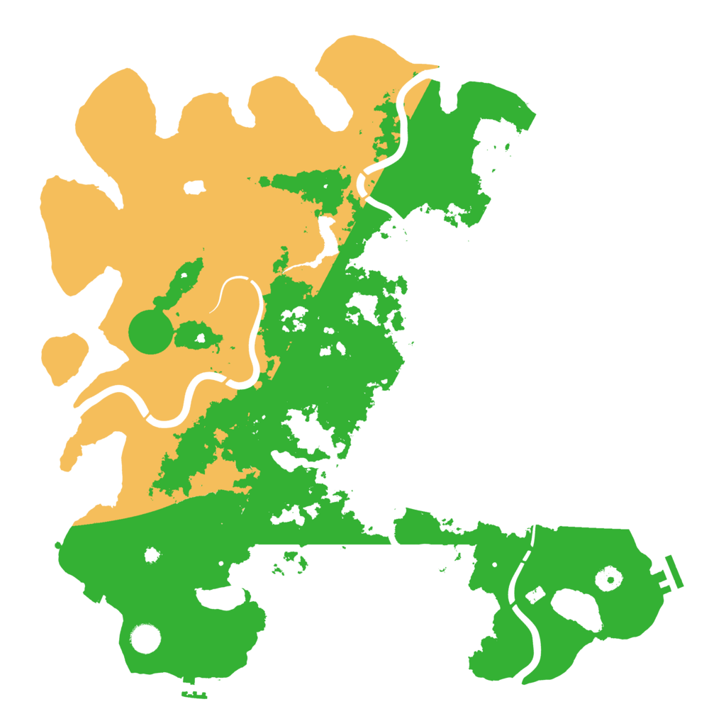 Biome Rust Map: Procedural Map, Size: 4300, Seed: 1174266199