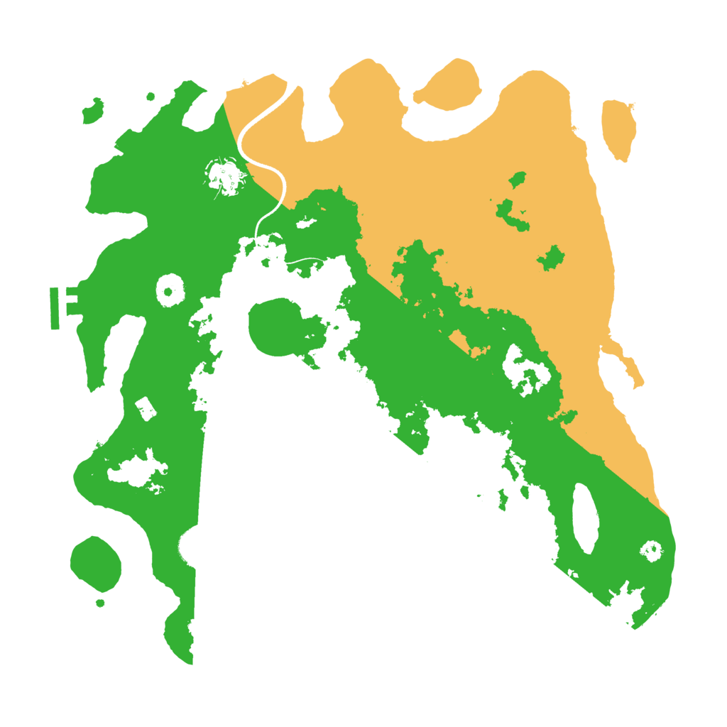 Biome Rust Map: Procedural Map, Size: 3500, Seed: 37672232