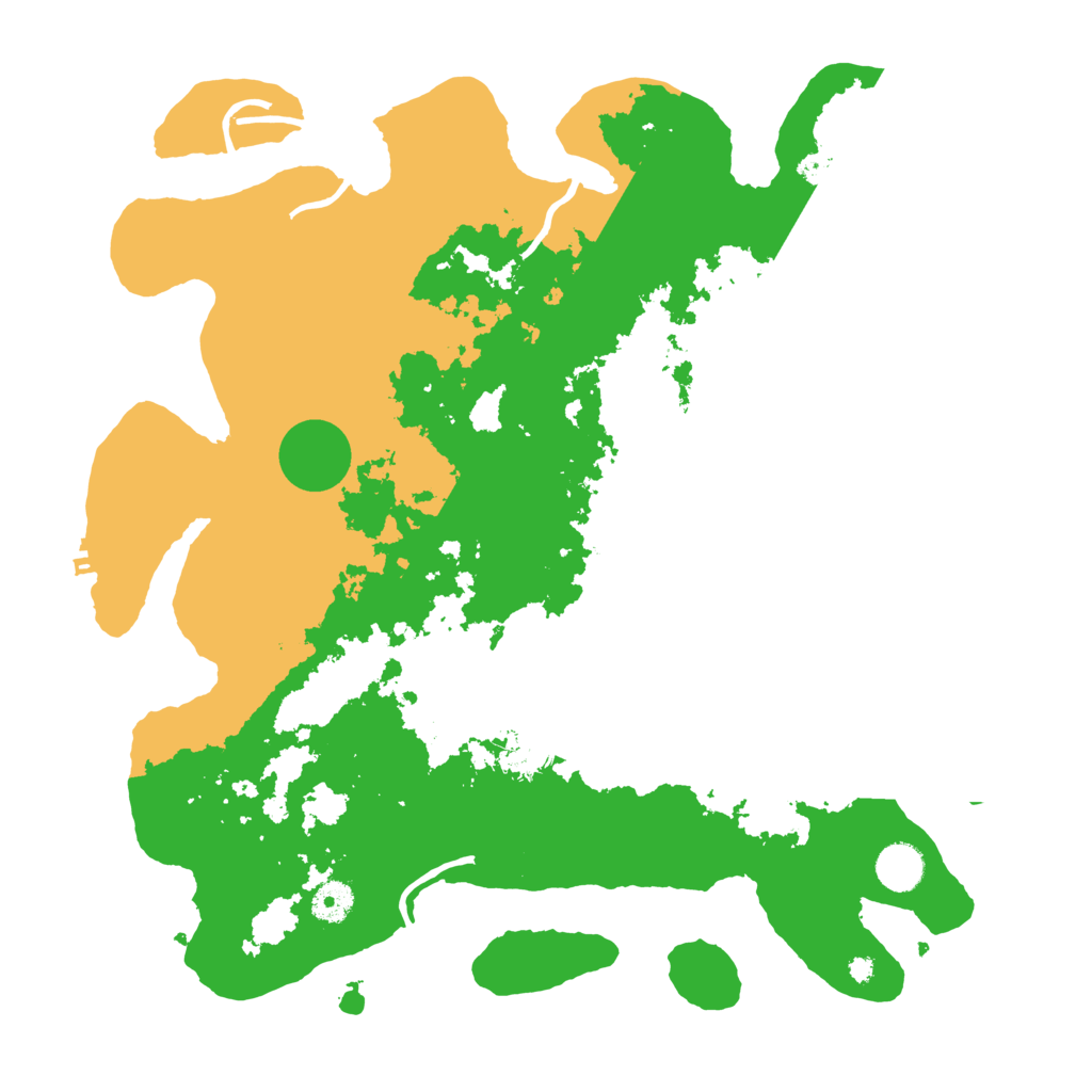 Biome Rust Map: Procedural Map, Size: 4000, Seed: 1536