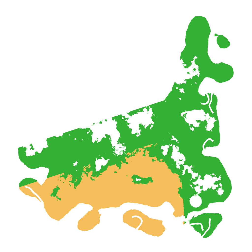 Biome Rust Map: Procedural Map, Size: 3650, Seed: 31255885