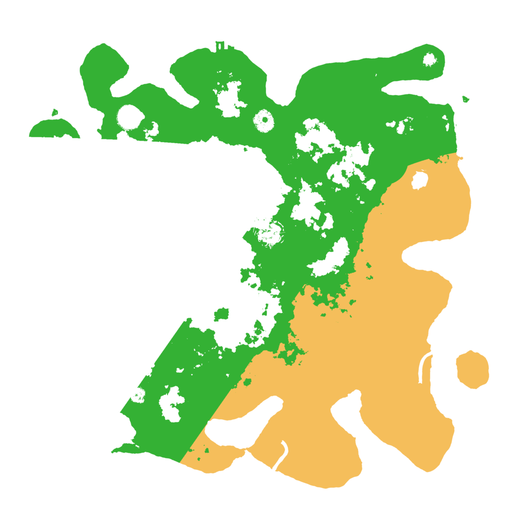 Biome Rust Map: Procedural Map, Size: 3700, Seed: 25018393