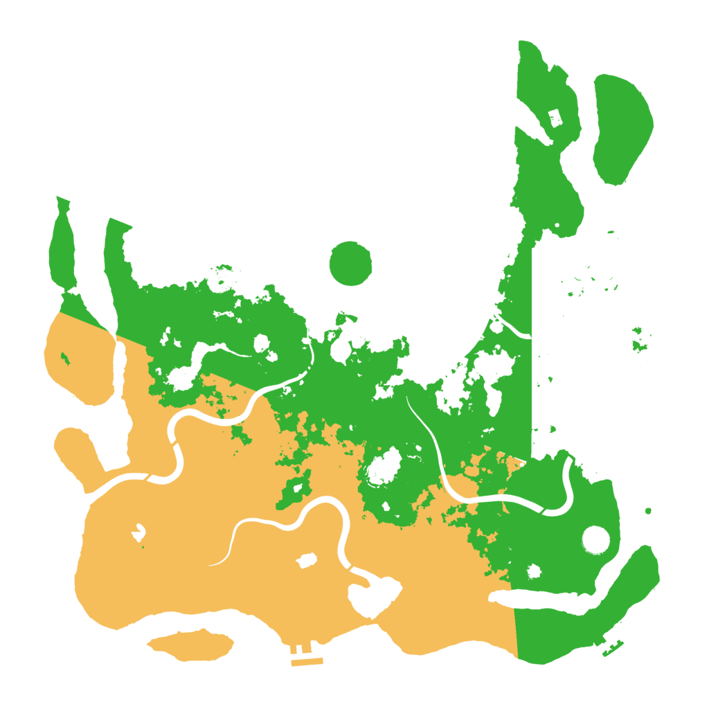 Biome Rust Map: Procedural Map, Size: 4500, Seed: 1016