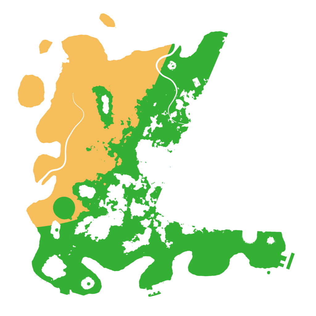 Biome Rust Map: Procedural Map, Size: 3800, Seed: 7048687