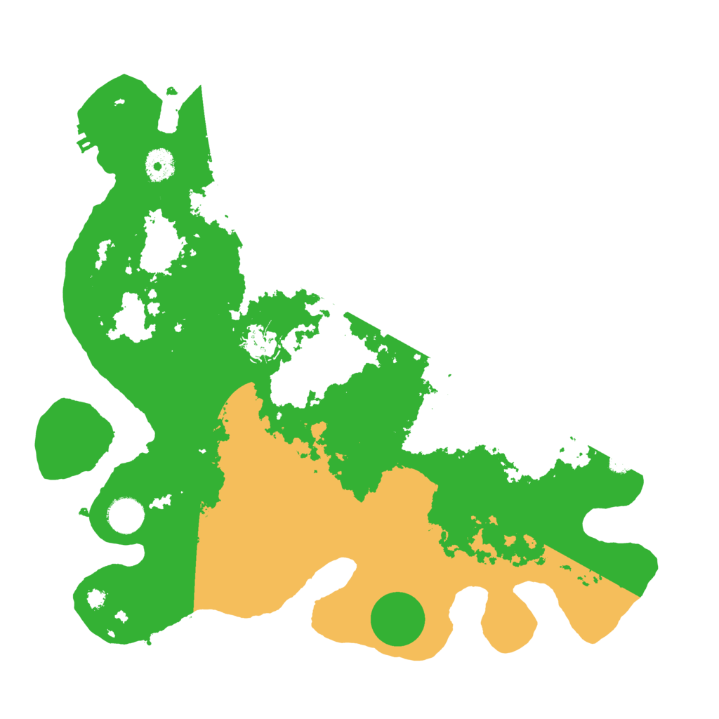 Biome Rust Map: Procedural Map, Size: 3500, Seed: 1206388361