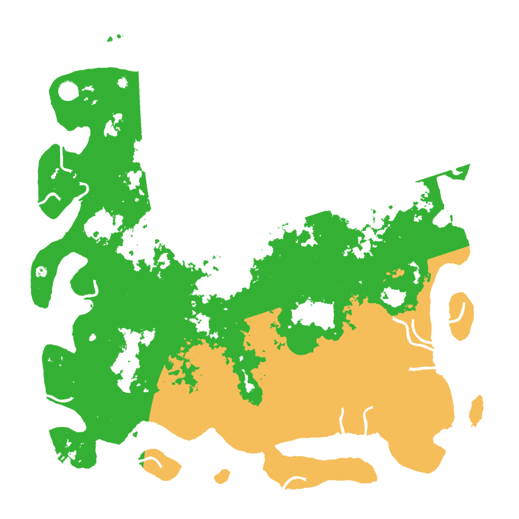 Biome Rust Map: Procedural Map, Size: 4644, Seed: 4760