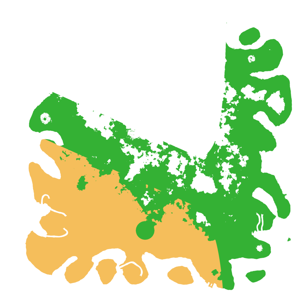 Biome Rust Map: Procedural Map, Size: 4400, Seed: 52209921