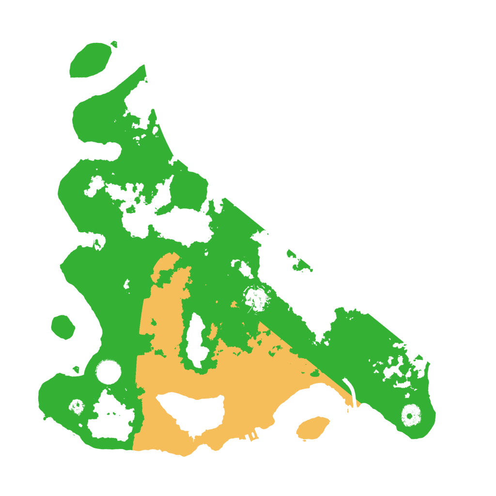 Biome Rust Map: Procedural Map, Size: 3550, Seed: 63698696