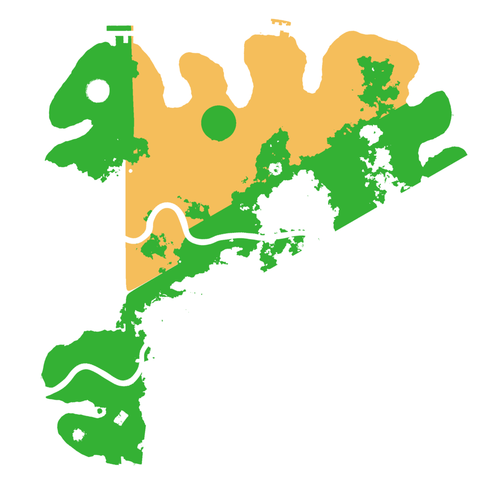 Biome Rust Map: Procedural Map, Size: 3800, Seed: 41288475