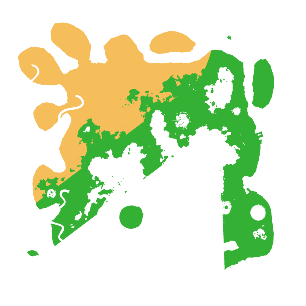 Biome Rust Map: Procedural Map, Size: 3500, Seed: 16922