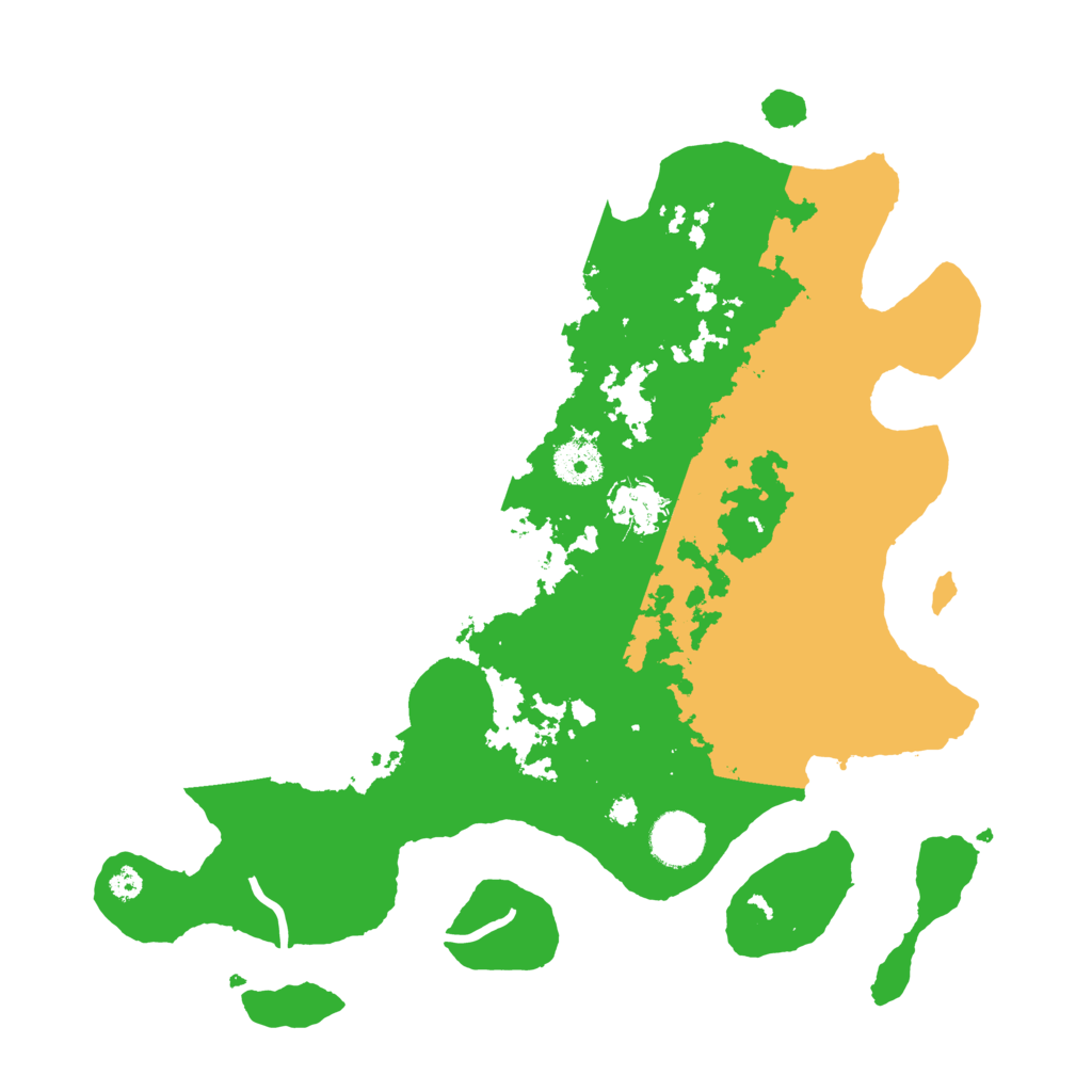 Biome Rust Map: Procedural Map, Size: 3500, Seed: 20097967