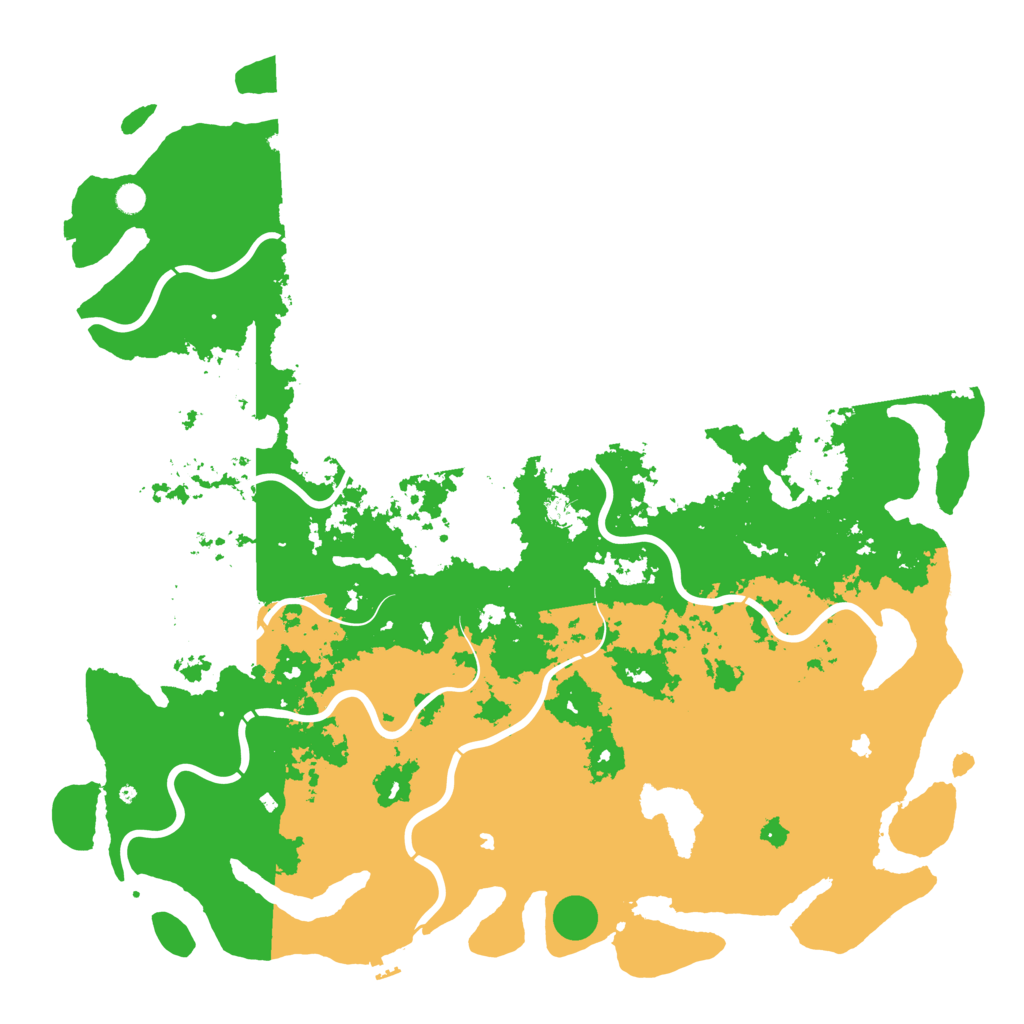 Biome Rust Map: Procedural Map, Size: 6000, Seed: 654601