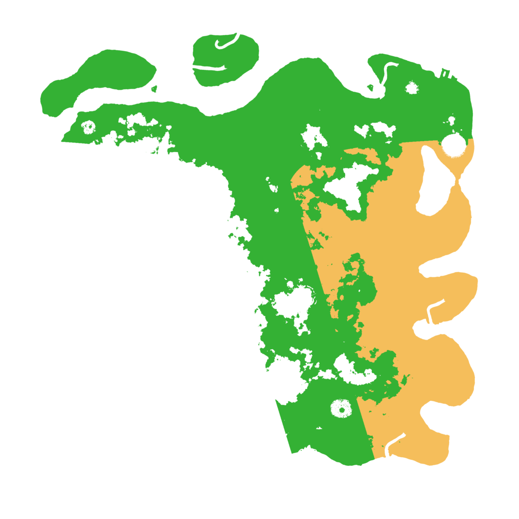 Biome Rust Map: Procedural Map, Size: 3900, Seed: 29389344