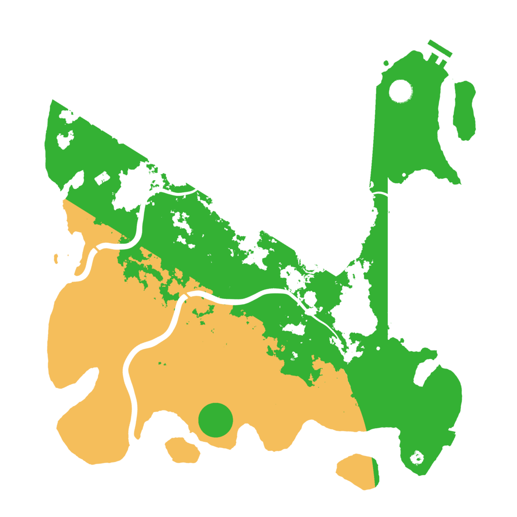 Biome Rust Map: Procedural Map, Size: 3950, Seed: 53000624