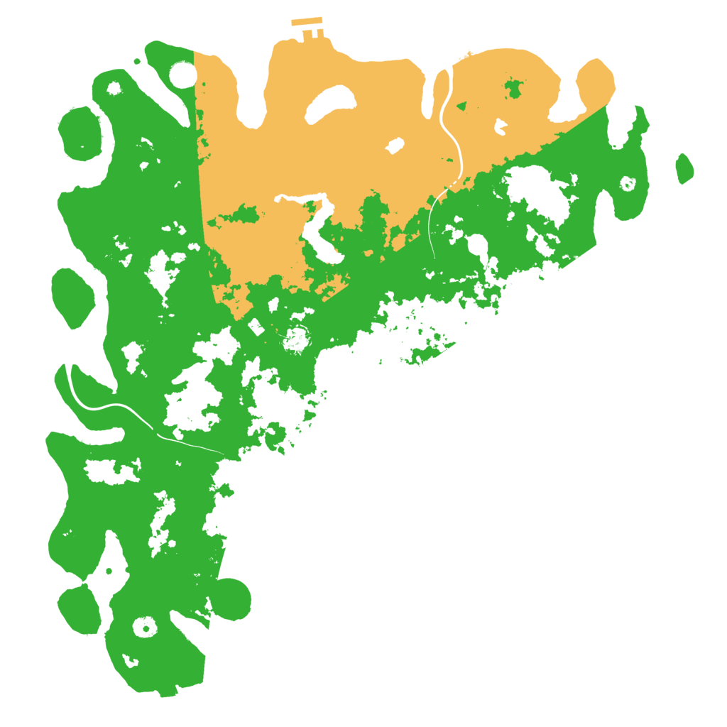 Biome Rust Map: Procedural Map, Size: 4750, Seed: 311420