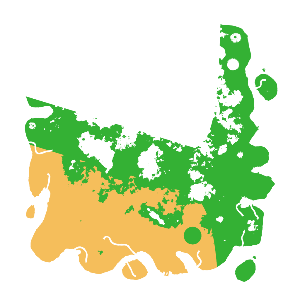 Biome Rust Map: Procedural Map, Size: 4500, Seed: 1509