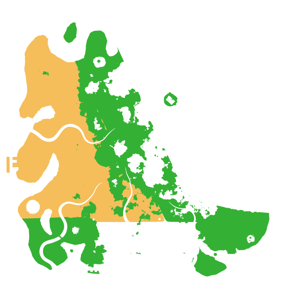 Biome Rust Map: Procedural Map, Size: 3800, Seed: 37562822