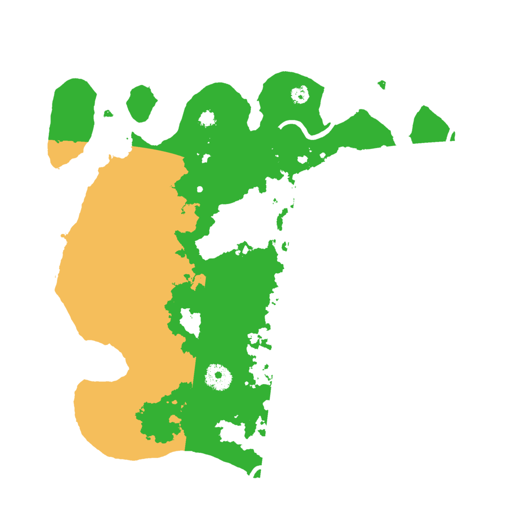 Biome Rust Map: Procedural Map, Size: 3000, Seed: 2586125