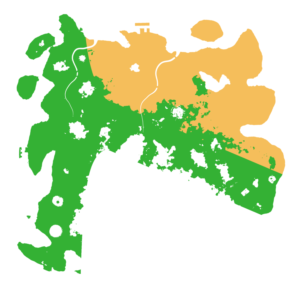 Biome Rust Map: Procedural Map, Size: 4250, Seed: 55610