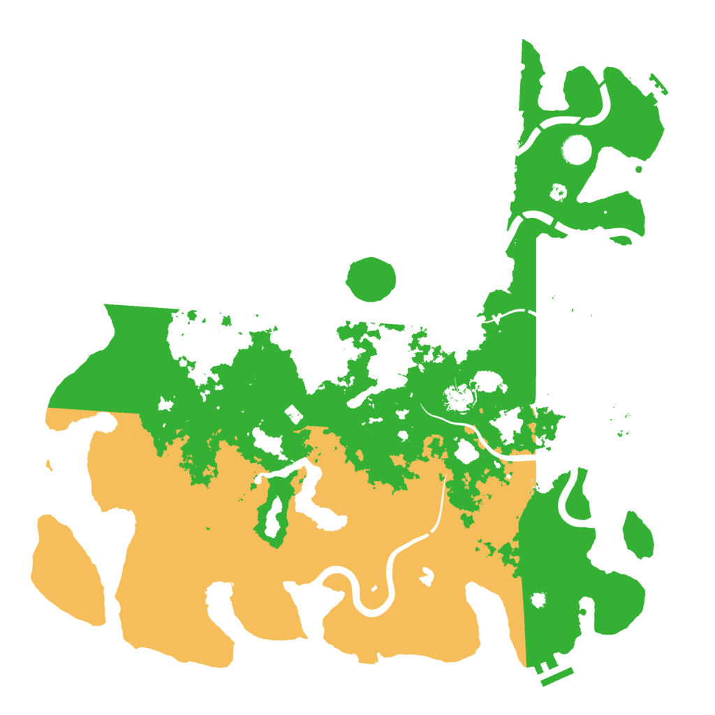 Biome Rust Map: Procedural Map, Size: 4250, Seed: 592262070