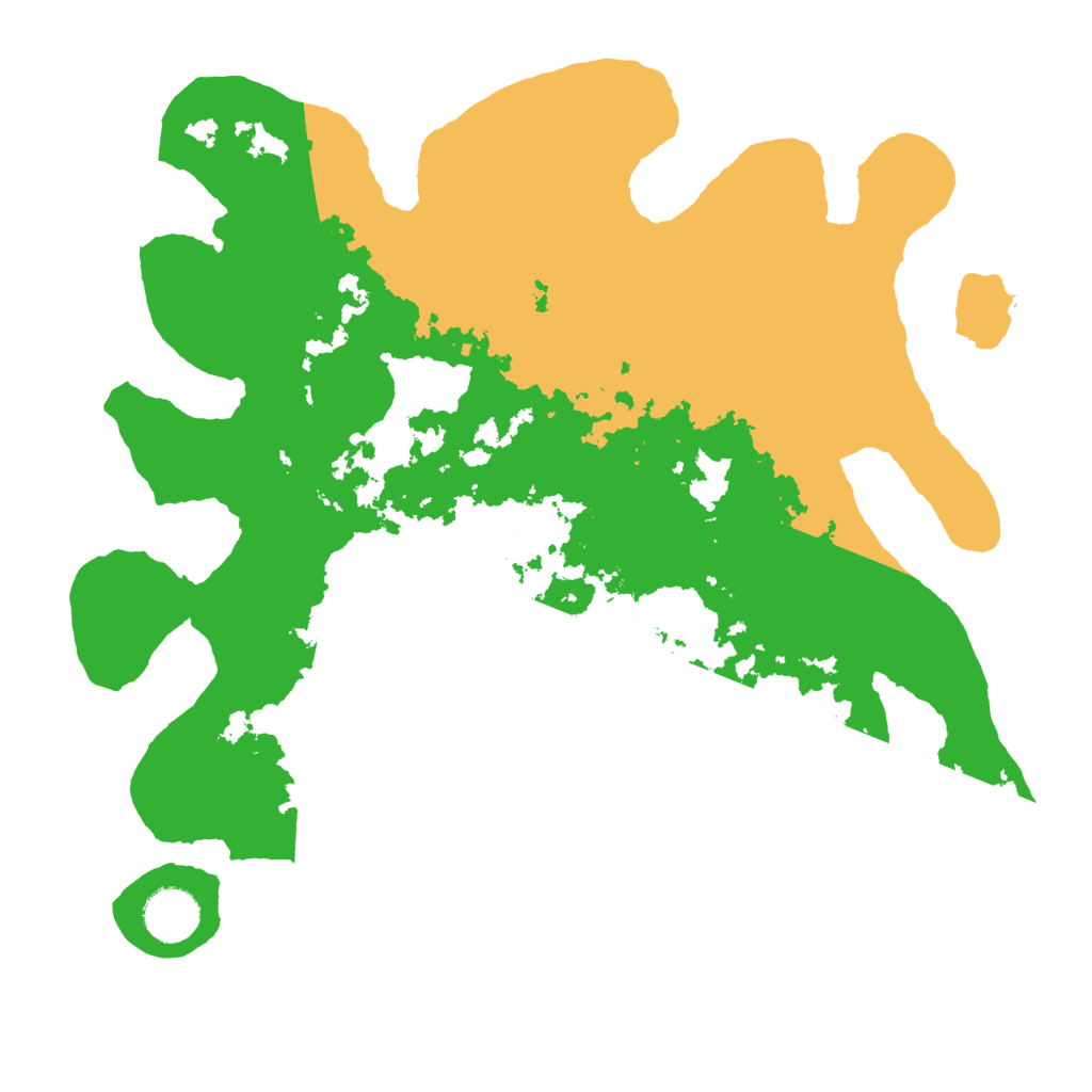 Biome Rust Map: Barren, Size: 3500, Seed: 999