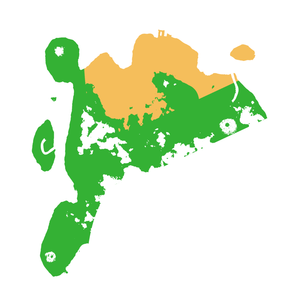 Biome Rust Map: Procedural Map, Size: 3000, Seed: 664989