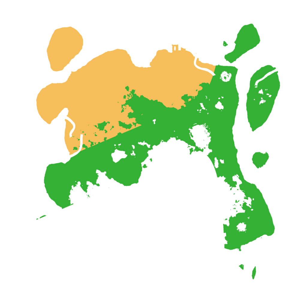 Biome Rust Map: Procedural Map, Size: 3000, Seed: 905256585