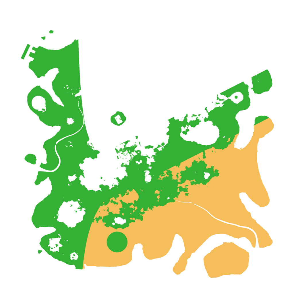 Biome Rust Map: Procedural Map, Size: 3750, Seed: 19595566