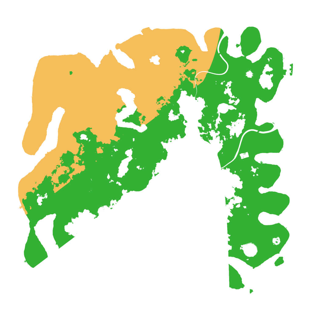 Biome Rust Map: Procedural Map, Size: 4000, Seed: 91472236