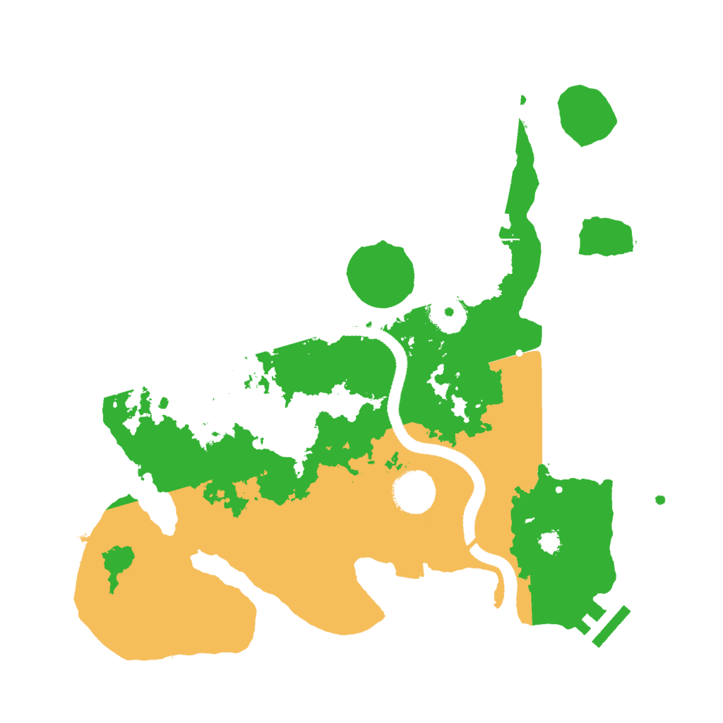 Biome Rust Map: Procedural Map, Size: 3000, Seed: 5782