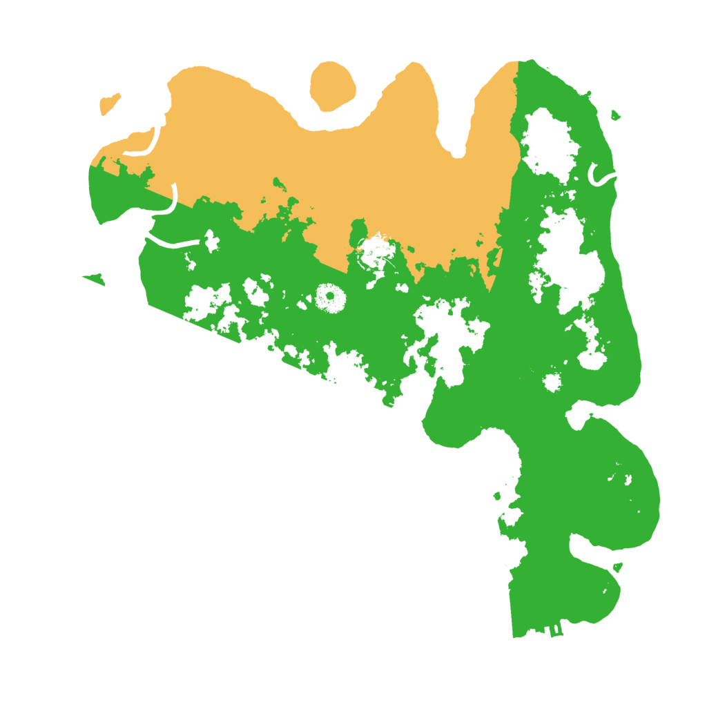 Biome Rust Map: Procedural Map, Size: 3500, Seed: 8464459