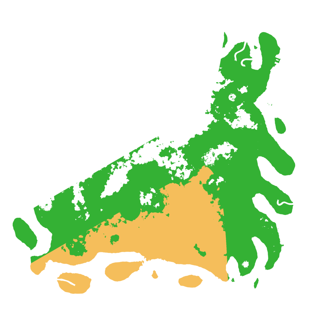 Biome Rust Map: Procedural Map, Size: 4300, Seed: 1623868255