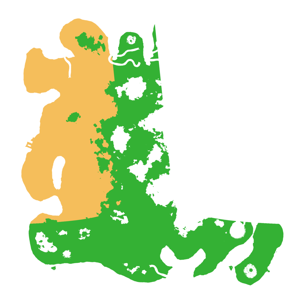 Biome Rust Map: Procedural Map, Size: 3500, Seed: 64521083