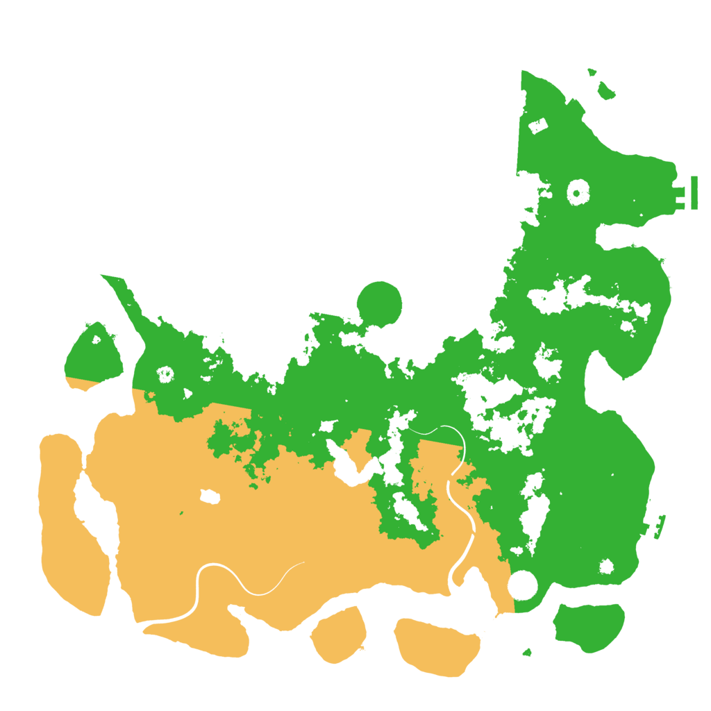 Biome Rust Map: Procedural Map, Size: 4300, Seed: 120112