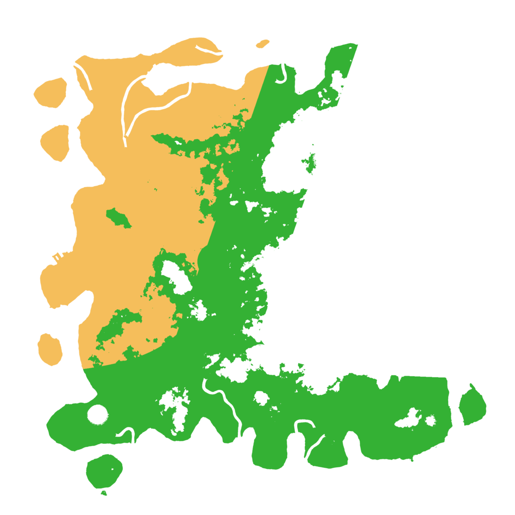 Biome Rust Map: Procedural Map, Size: 4500, Seed: 258443380