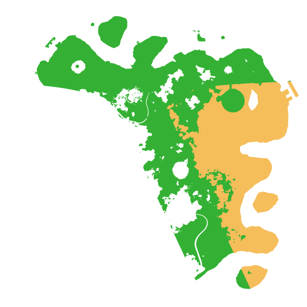 Biome Rust Map: Procedural Map, Size: 3500, Seed: 1186958635